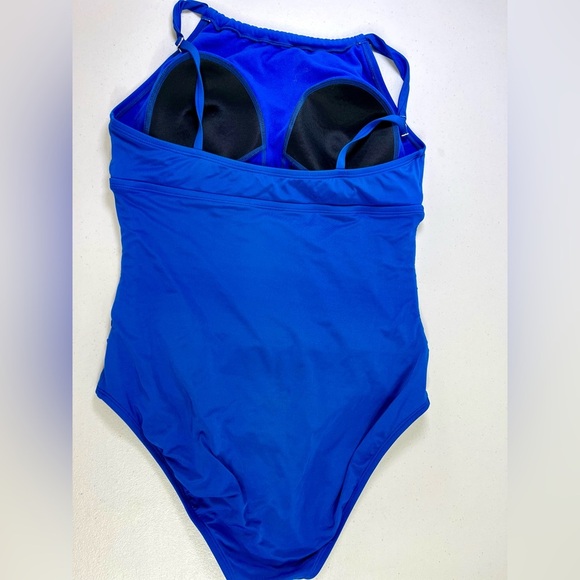 Jantzen Vibrant Blue Swimwear, one piece size 14 - Picture 4 of 13